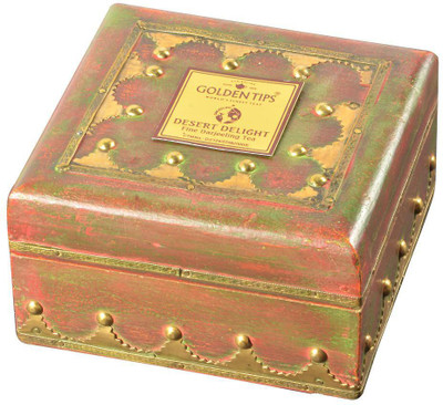 

Golden Tips Desert Delight Darjeeling Second Flush Black Tea - Wooden Box Black Tea Box(75 g)