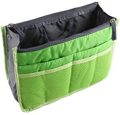 

House of kart Multipurpose Handbag Travel Organizer For Easy Bag(Green)