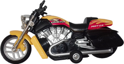 

kidoz kingdom BIKE MODEL METAL SOUND YELLOW(Multicolor)