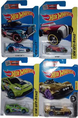 

kidoz kingdom HOTWHEELS BASIC CARS 4 CAR(Multicolor)