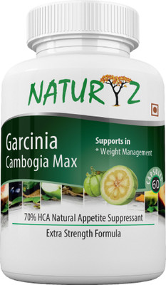 

NATURYZ Garcinia Cambogia Max (800mg) 70% HCA Extra Strength Formula for Weight Loss - 60 Capsules(60)