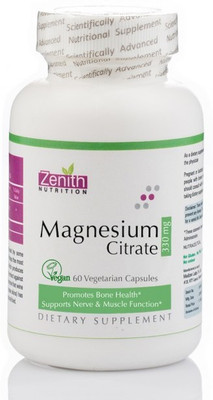 

Zenith Nutrition Magnesium Citrate- 330mg -60 Nos(60 No)