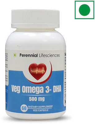 

Perennial Lifesciences VEGAN OMEGA-3 DHA 500mg (60 caps)(60 No)