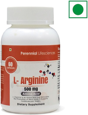 

Perennial Lifesciences L-Arginine 500mg 60 Caps(60 No)