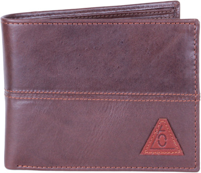 

La Cuero Men Brown Genuine Leather Wallet(11 Card Slots)