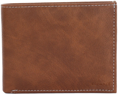 

K London Men Brown Artificial Leather Wallet(4 Card Slots)