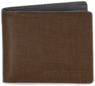

Provogue Men Brown Genuine Leather Wallet(10 Card Slots)