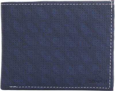 

K London Men Blue Artificial Leather Wallet(6 Card Slots)