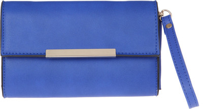 

Fur Jaden Women Blue Artificial Leather Wallet(8 Card Slots)