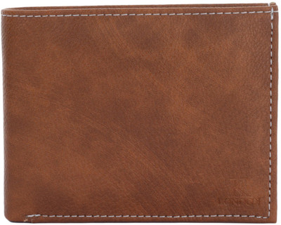 

K London Men Brown Artificial Leather Wallet(3 Card Slots)