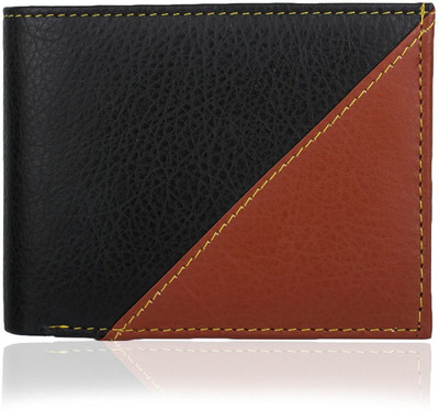 

K London Men Black Artificial Leather Wallet(3 Card Slots)