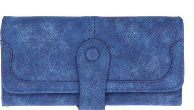 

Fur Jaden Women Blue Artificial Leather Wallet(8 Card Slots)