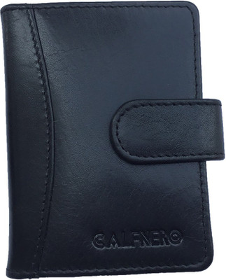 

Calfnero Boys Black Genuine Leather Card Holder(6 Card Slots), 602-vt-black-card cases