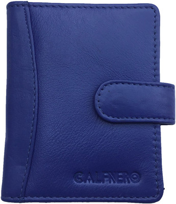 

Calfnero Men Blue Genuine Leather Card Holder(6 Card Slots), 1044-r-blue