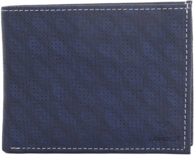 

K London Men Blue Artificial Leather Wallet(4 Card Slots)