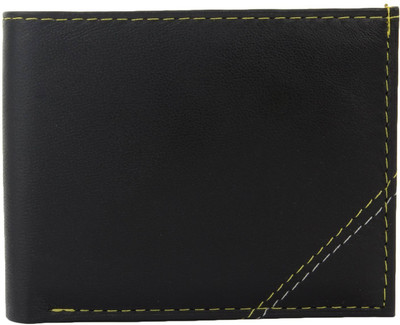 

K London Men Black Artificial Leather Wallet(3 Card Slots)
