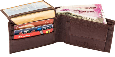 

WHITE BEAR Men Brown Artificial Leather Wallet(6 Card Slots)
