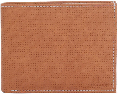 

K London Men Brown Artificial Leather Wallet(4 Card Slots)