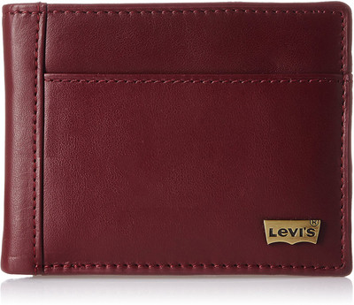 

Levi's Men Maroon Genuine Leather Card Holder(8 Card Slots)
