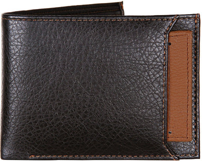 

K London Men Black Artificial Leather Wallet(3 Card Slots)