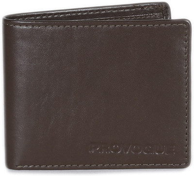 

Provogue Men Brown Genuine Leather Wallet(12 Card Slots)