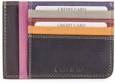 

Calfnero Girls Multicolor Genuine Leather Card Holder(10 Card Slots), 1a-multi-card cases