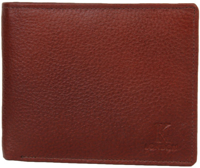 

K London Men Brown Artificial Leather Wallet(4 Card Slots)