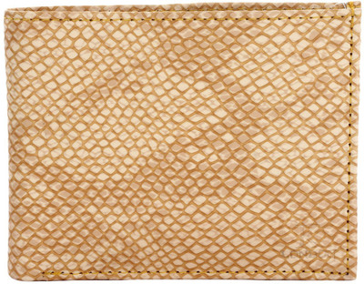 

K London Men Beige Artificial Leather Wallet(4 Card Slots)