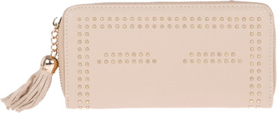 

Fur Jaden Women Beige Artificial Leather Wallet(8 Card Slots)