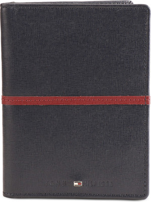 

Tommy Hilfiger Men Blue Genuine Leather Wallet(4 Card Slots), Navy