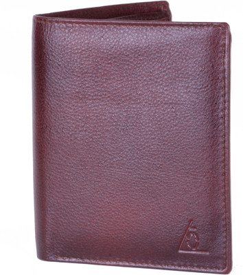 

La Cuero Men Brown Genuine Leather Wallet(11 Card Slots)