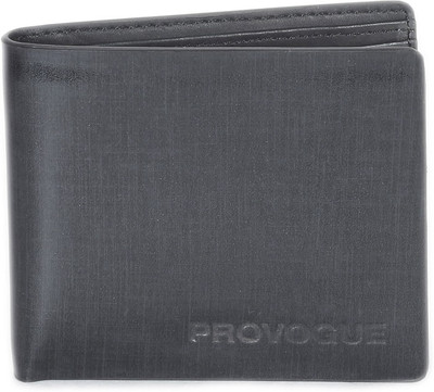 

Provogue Men Black Genuine Leather Wallet(10 Card Slots)