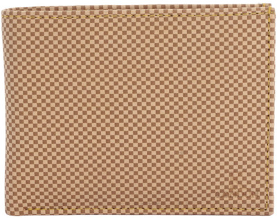 

K London Men Beige Artificial Leather Wallet(3 Card Slots)
