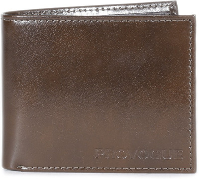 

Provogue Men Brown Genuine Leather Wallet(8 Card Slots)