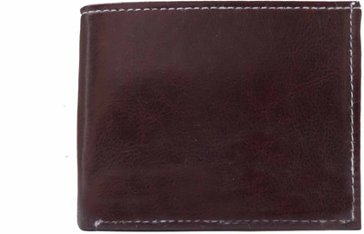 Alive Men Brown Artificial Leather Wallet(8 Card Slots)