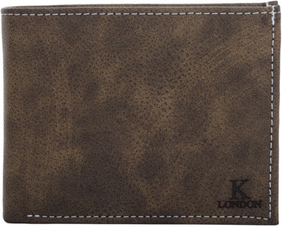 

K London Men Green Artificial Leather Wallet(4 Card Slots)