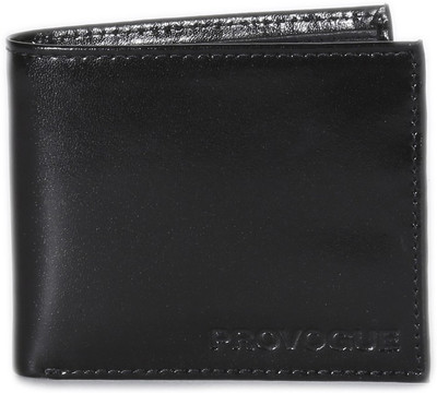 

Provogue Men Black Genuine Leather Wallet(8 Card Slots)