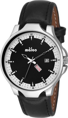 MARCO DAY N DATE MR-GR3049-BLK-BLK Watch  - For Men   Watches  (Marco)