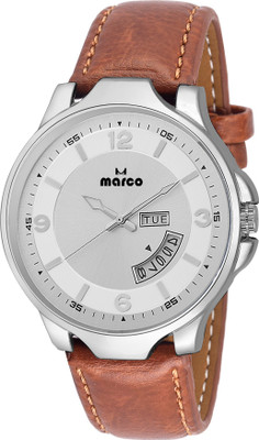 MARCO DAY N DATE MR-GR3063-WHT-BRW Watch - For Men