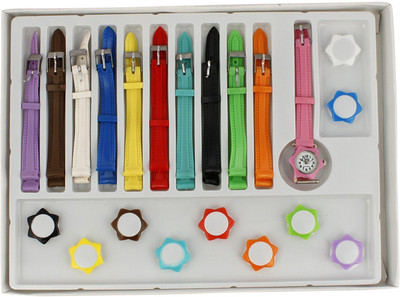 

KrazyTime 11 in 1 changeable kids watch (Star) Watch - For Boys & Girls