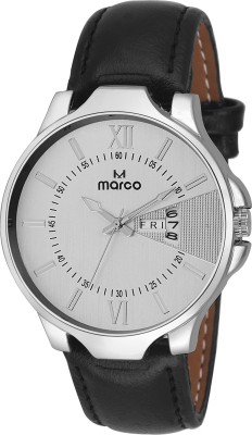 MARCO DAY N DATE MR-GR3044-WHT-BLK Watch  - For Men   Watches  (Marco)
