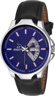 MARCO DAY N DATE MR-GR3046-BLU-BLK Watch  - For Men   Watches  (Marco)