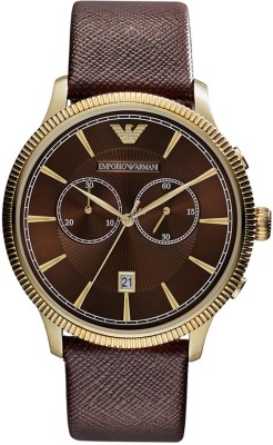 Emporio Armani AR1793i Brown Dial Chronograph Classic Watch  - For Men   Watches  (Emporio Armani)