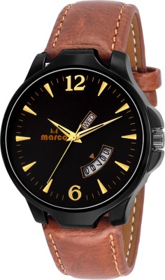 MARCO DAY N DATE MR-GR3053-BLK-BRW Watch  - For Men   Watches  (Marco)