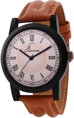 Jack Klein Stylish Round Multi-Color Dial Brown pu Strap Watch  - For Boys   Watches  (Jack Klein)