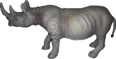 

kidoz kingdom Rhinoceros FIGURE 20 CM(Grey)
