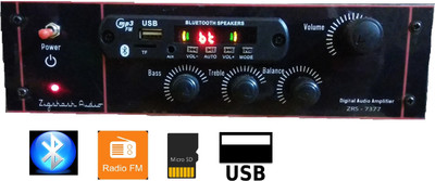 

Zigshash Audio ZRS 200 Watts PMPO 50 W AV Power Amplifier(Black)