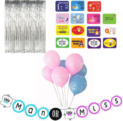

PARTY PROPZ BABY SHOWER COMBO PACK 36/BABY SHOWER PARTY DECORATION/BABY SHOWER PARTY SUPPLIES(Set of 36)