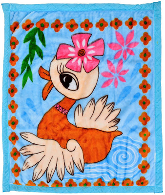 

Feathers Cartoon  Crib Baby Blanket(Polyester, Multicolor