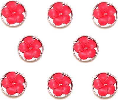 

Virgo Creations Violet Red 8 Candle(Red, Pack of 8)
